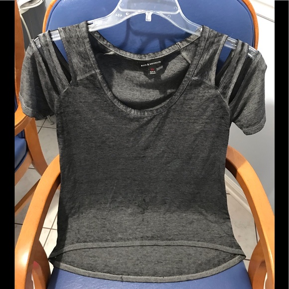 Rock & Republic women’s cutout scoopneck tee - Picture 5 of 11